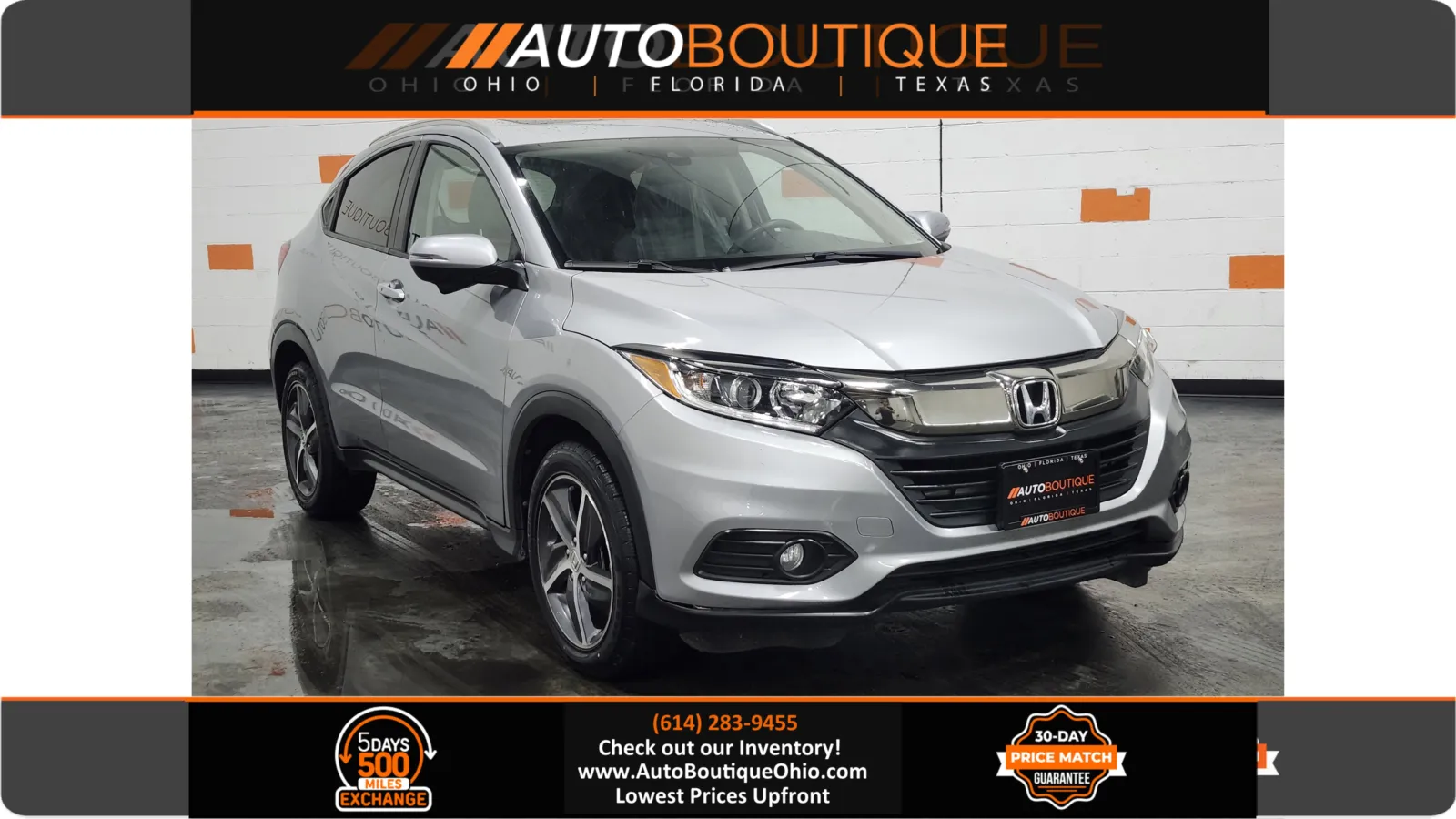 Silver 2021 Honda HR-V EX for sale in Columbus, OH