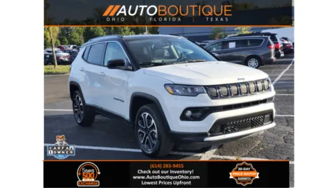 White 2022 Jeep Compass Limited for sale in Columbus, OH