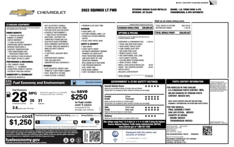 Photos of 2022 Chevrolet Equinox LT for sale in Columbus, OH at Auto Boutique Ohio