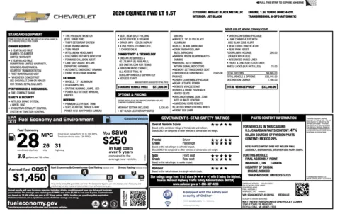 More photos of 2020 Chevrolet Equinox LT at Auto Boutique Ohio, OH