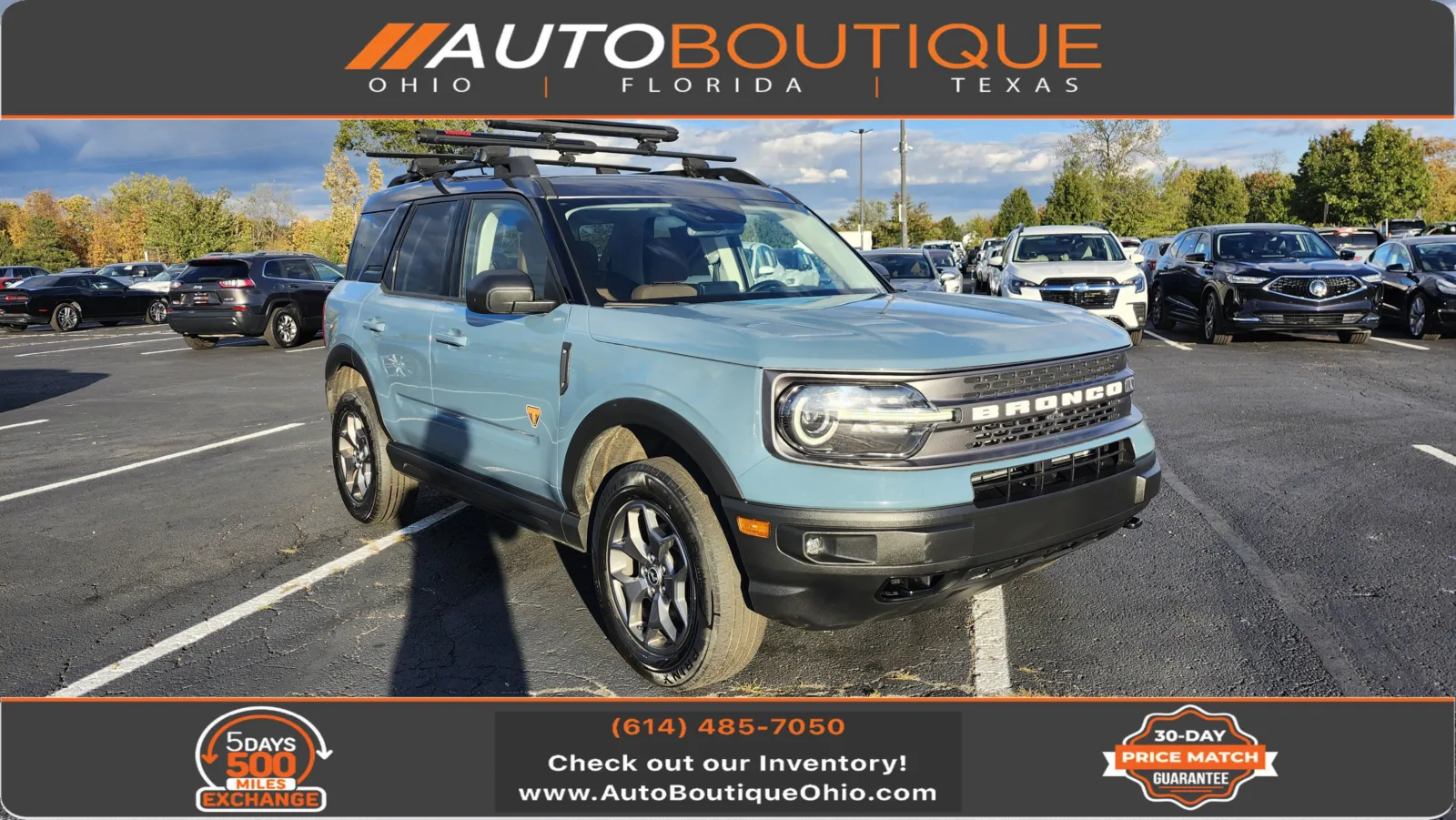 Blue 2021 Ford Bronco Sport Badlands for sale in Columbus, OH