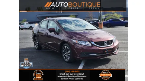 Red 2014 Honda Civic Sedan EX for sale in Columbus, OH