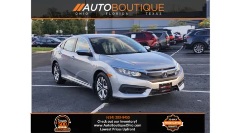 Silver 2016 Honda Civic Sedan LX for sale in Columbus, OH