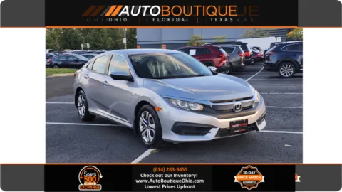 Silver 2016 Honda Civic Sedan LX for sale in Columbus, OH