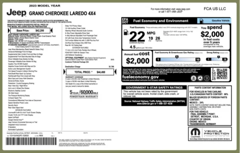 Photos of 2023 Jeep Grand Cherokee Laredo for sale in Columbus, OH at Auto Boutique Ohio