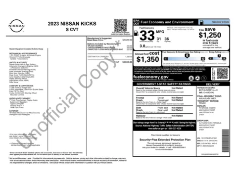 Photos of 2023 Nissan Kicks S for sale in Columbus, OH at Auto Boutique Ohio