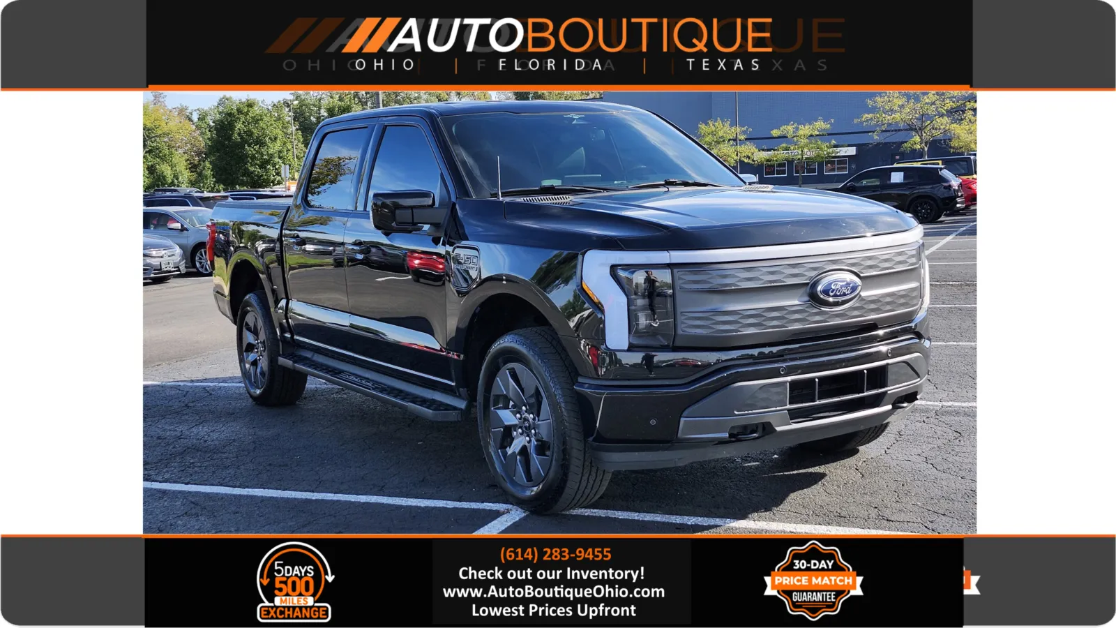 White 2023 Ford F-150 Lightning LARIAT for sale in Columbus, OH