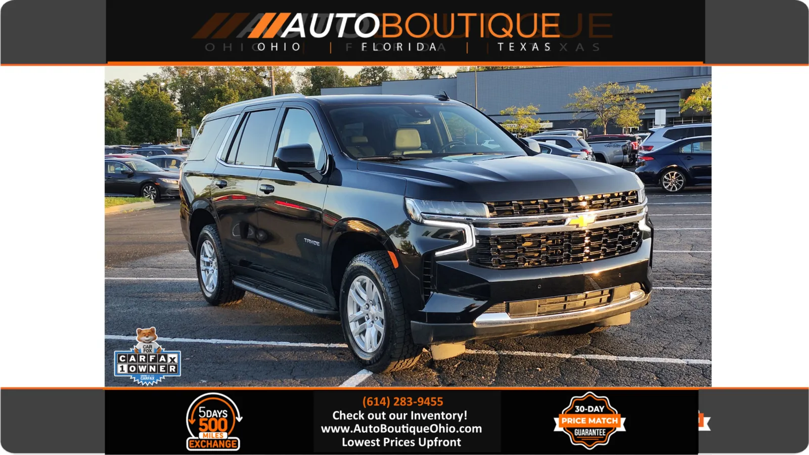 Black 2023 Chevrolet Tahoe LT for sale in Columbus, OH