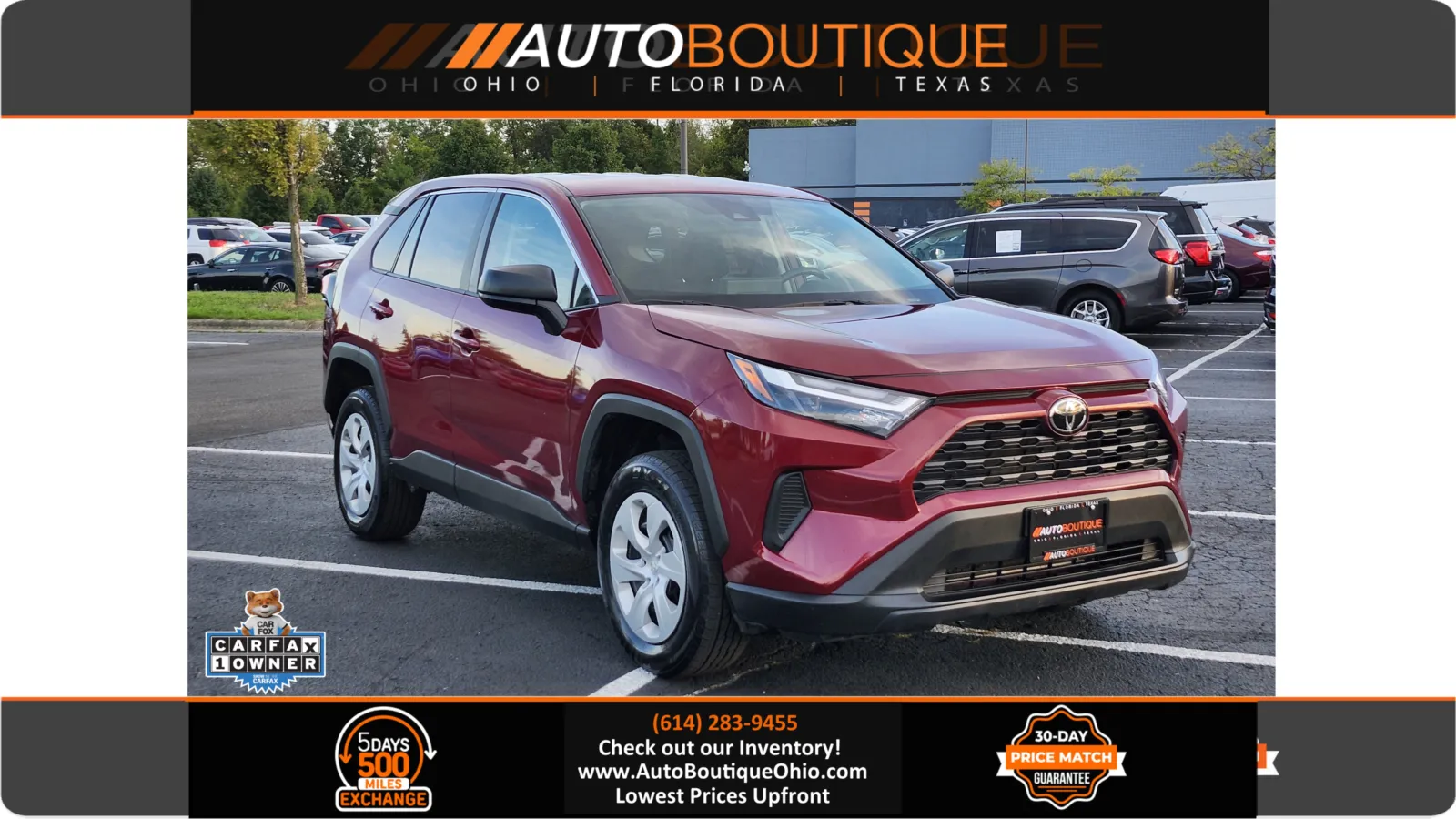 Red 2024 Toyota RAV4 LE for sale in Columbus, OH