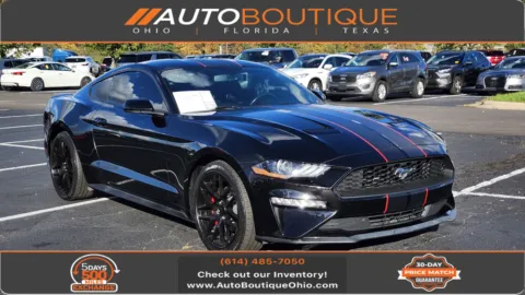 Black 2018 Ford Mustang EcoBoost for sale in Columbus, OH