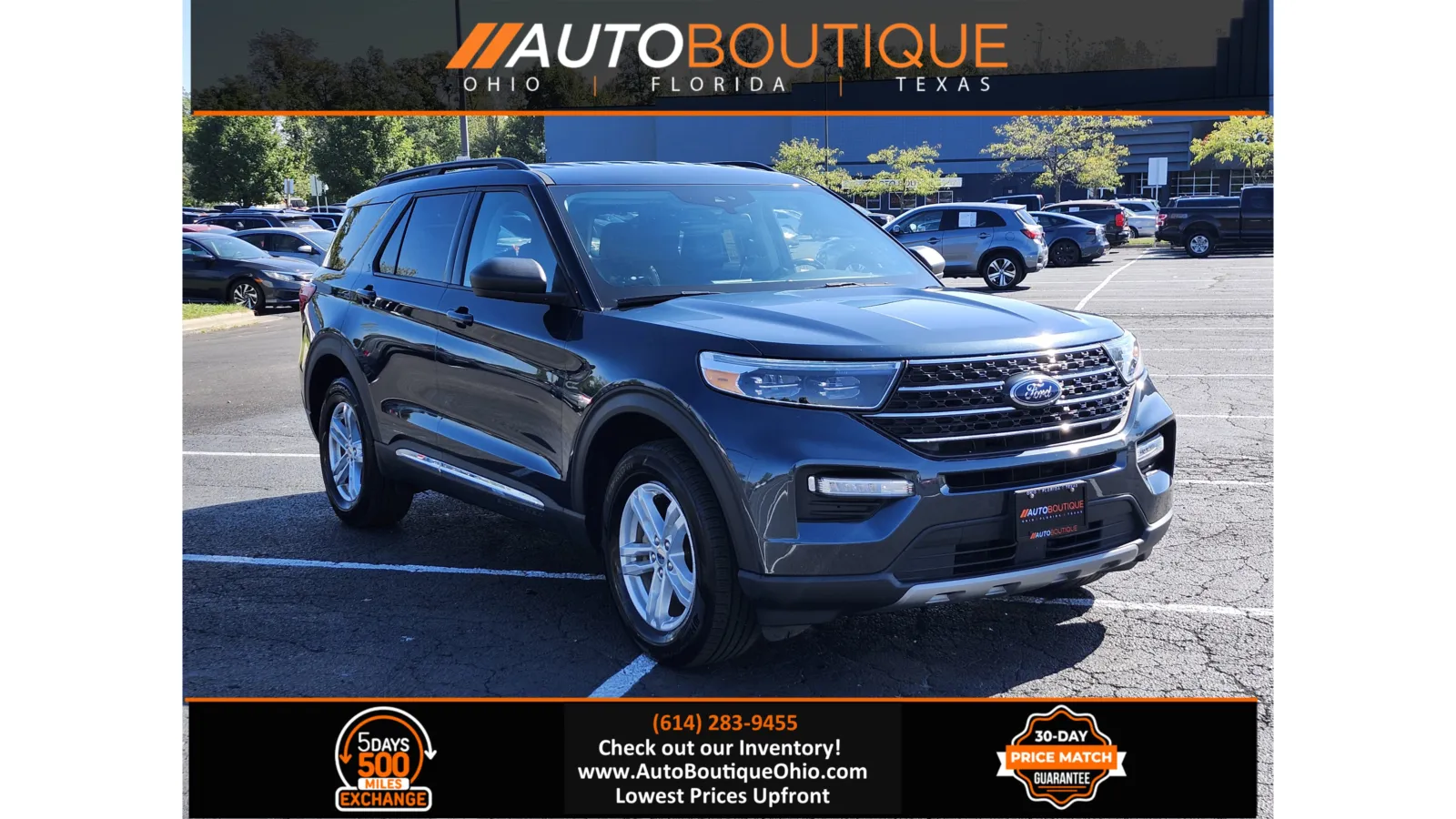 Blue 2022 Ford Explorer XLT for sale in Columbus, OH