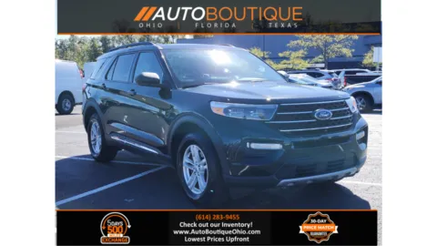 Black 2021 Ford Explorer XLT for sale in Columbus, OH