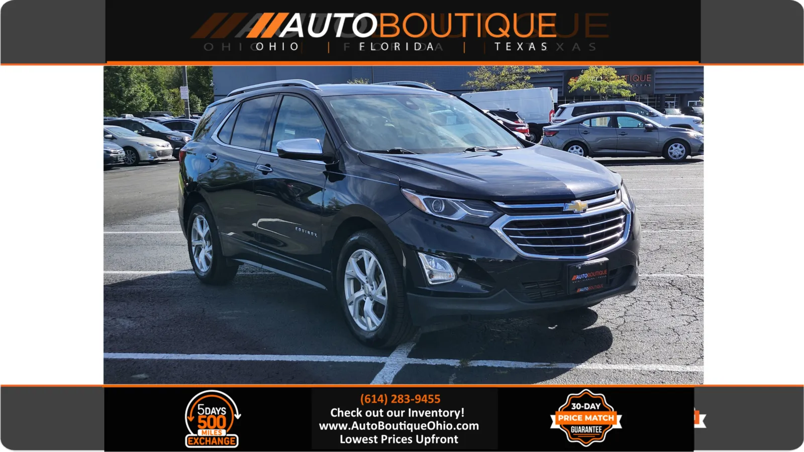 Blue 2021 Chevrolet Equinox Premier for sale in Columbus, OH
