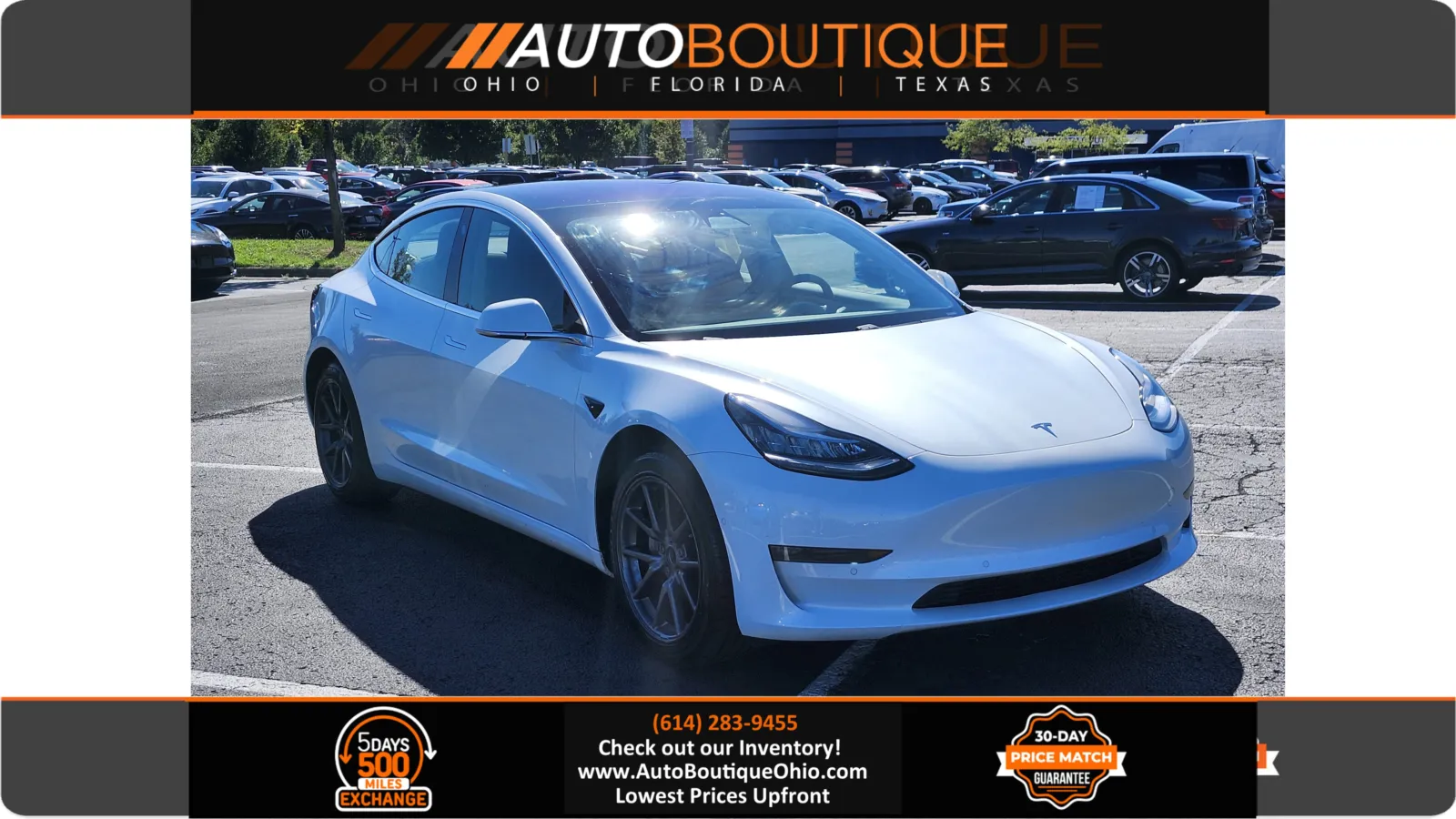 White 2019 Tesla Model 3 Standard Range Plus for sale in Columbus, OH