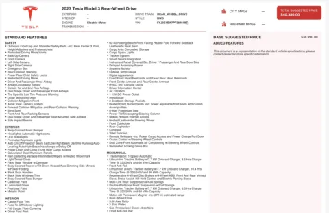 Photos of 2023 Tesla Model 3 for sale in Columbus, OH at Auto Boutique Ohio