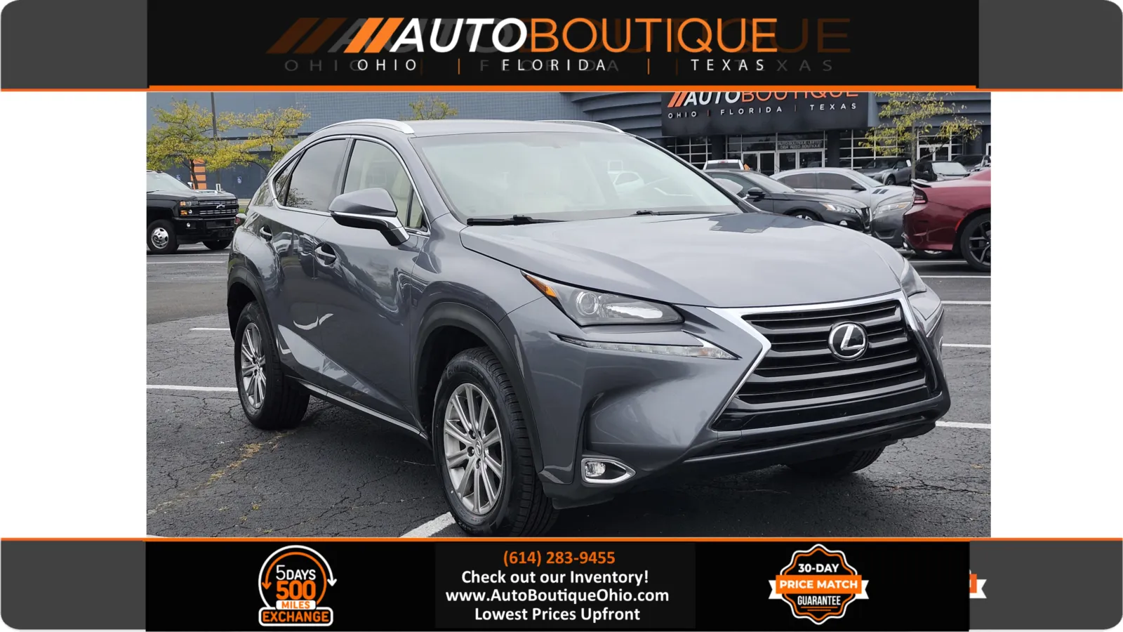 Gray 2016 Lexus NX 200t for sale in Columbus, OH