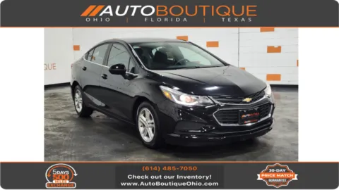 Black 2017 Chevrolet Cruze LT for sale in Columbus, OH