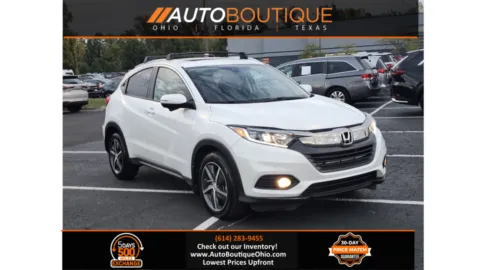 White 2021 Honda HR-V EX-L for sale in Columbus, OH
