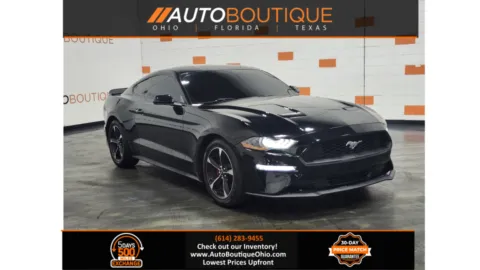 Black 2018 Ford Mustang EcoBoost for sale in Columbus, OH