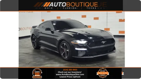 Black 2018 Ford Mustang EcoBoost for sale in Columbus, OH