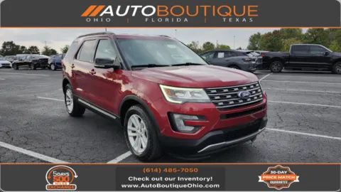 Red 2017 Ford Explorer XLT for sale in Columbus, OH