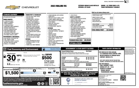 More photos of 2023 Chevrolet Malibu RS at Auto Boutique Ohio, OH