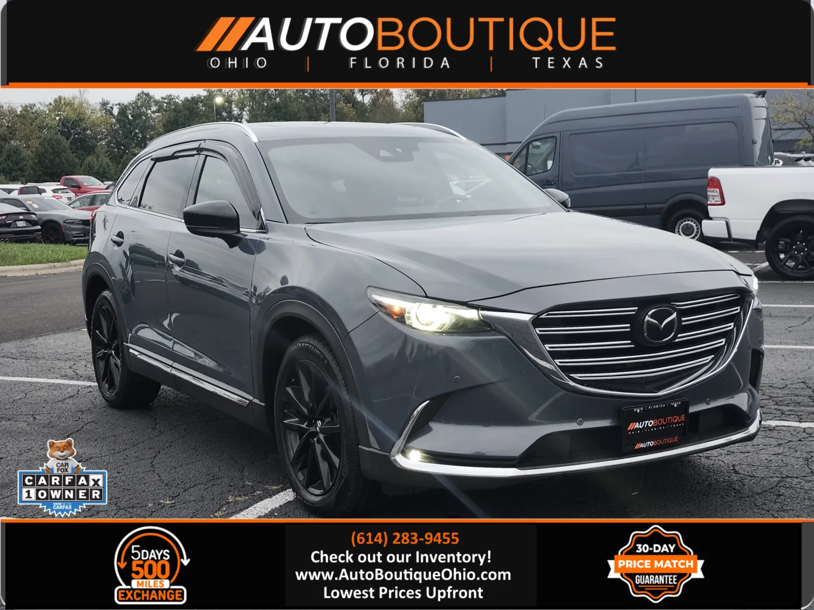 Gray 2023 Mazda CX-9 Carbon Edition for sale in Columbus, OH