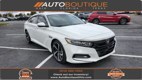 White 2018 Honda Accord Sedan Sport 2.0T for sale in Columbus, OH