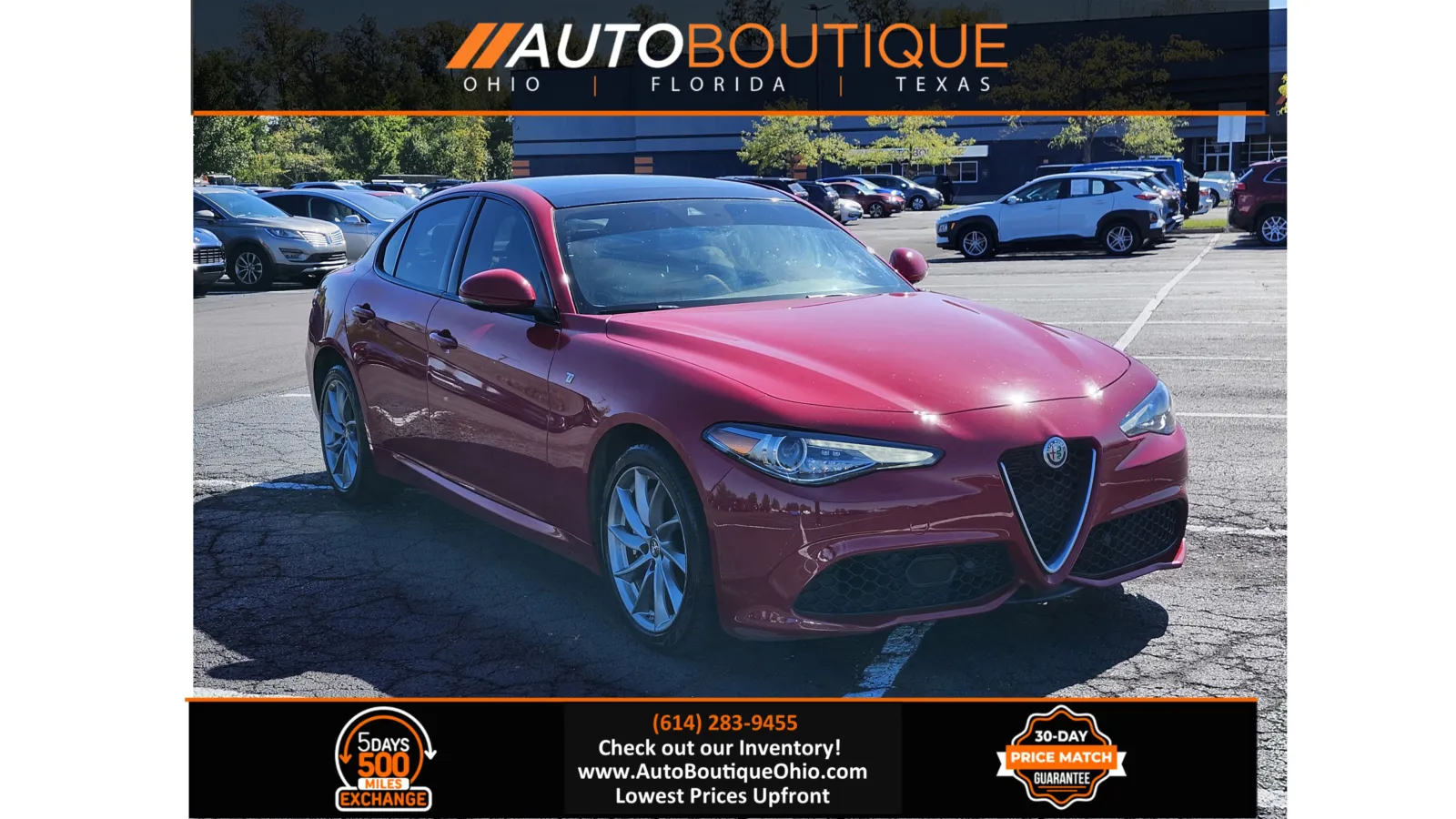 Red 2022 Alfa Romeo Giulia Ti for sale in Columbus, OH