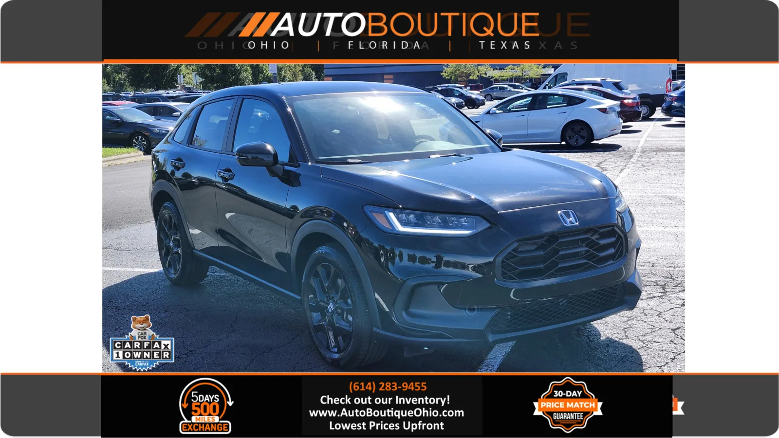 Black 2023 Honda HR-V Sport for sale in Columbus, OH