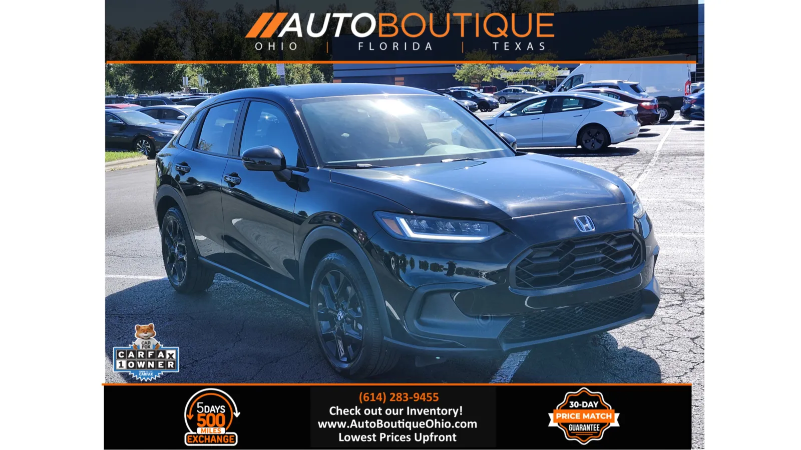 Black 2023 Honda HR-V Sport for sale in Columbus, OH