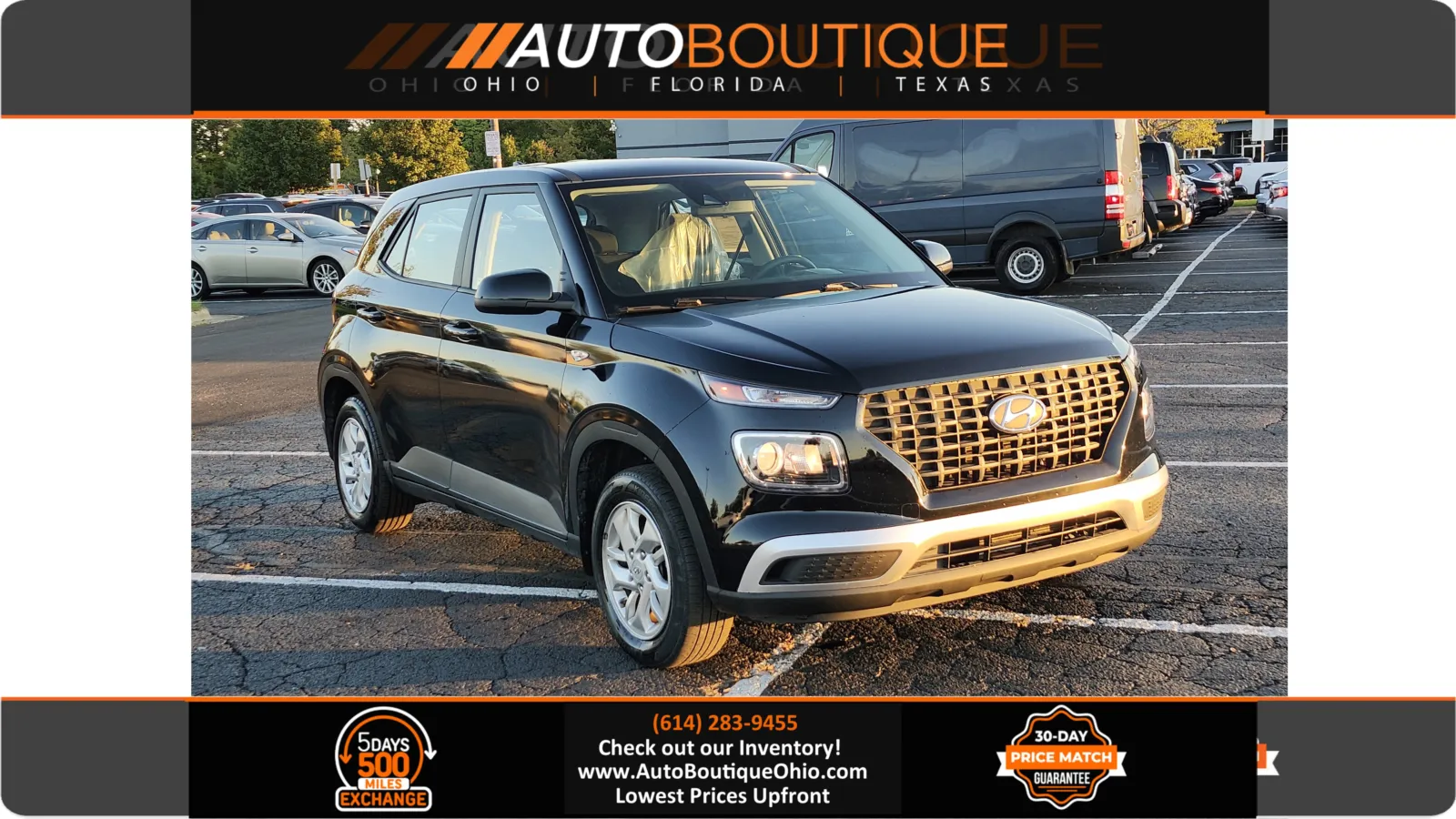 Black 2021 Hyundai Venue SE for sale in Columbus, OH