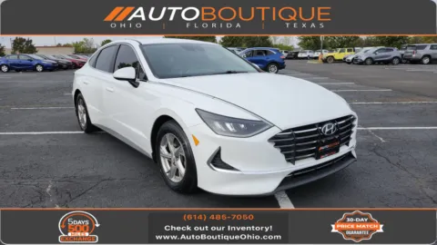 White 2021 Hyundai Sonata SE for sale in Columbus, OH
