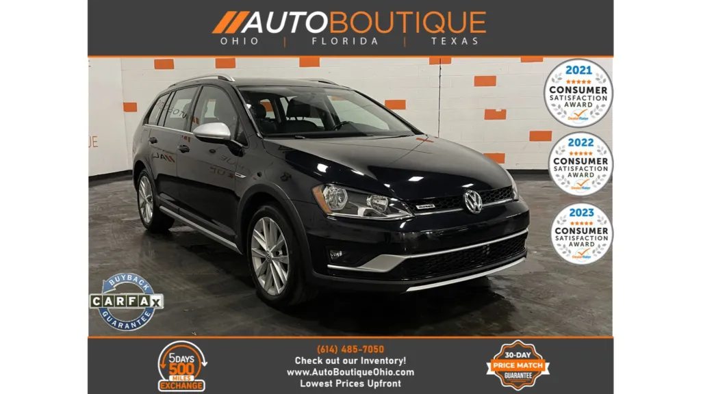 Black 2017 Volkswagen Golf Alltrack S for sale in Columbus, OH