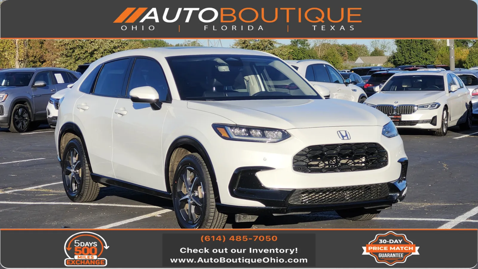 White 2024 Honda HR-V EX-L for sale in Columbus, OH