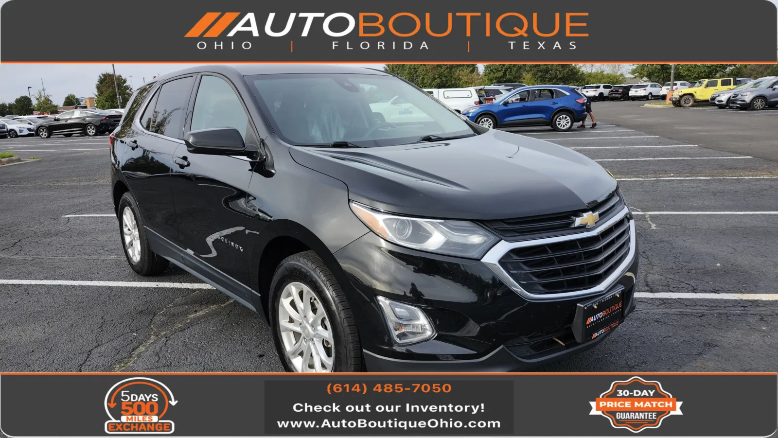 Black 2020 Chevrolet Equinox LT for sale in Columbus, OH