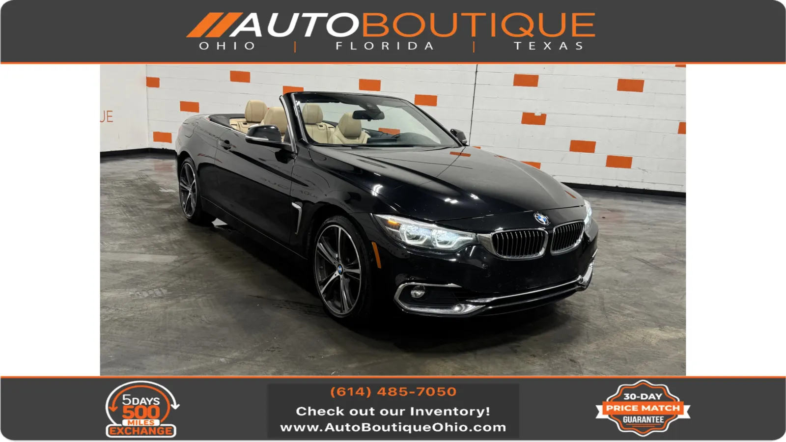 Black 2019 BMW 4 Series 430i xDrive for sale in Columbus, OH