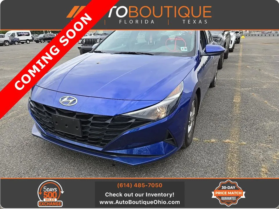 Blue 2021 Hyundai Elantra SE for sale in Columbus, OH