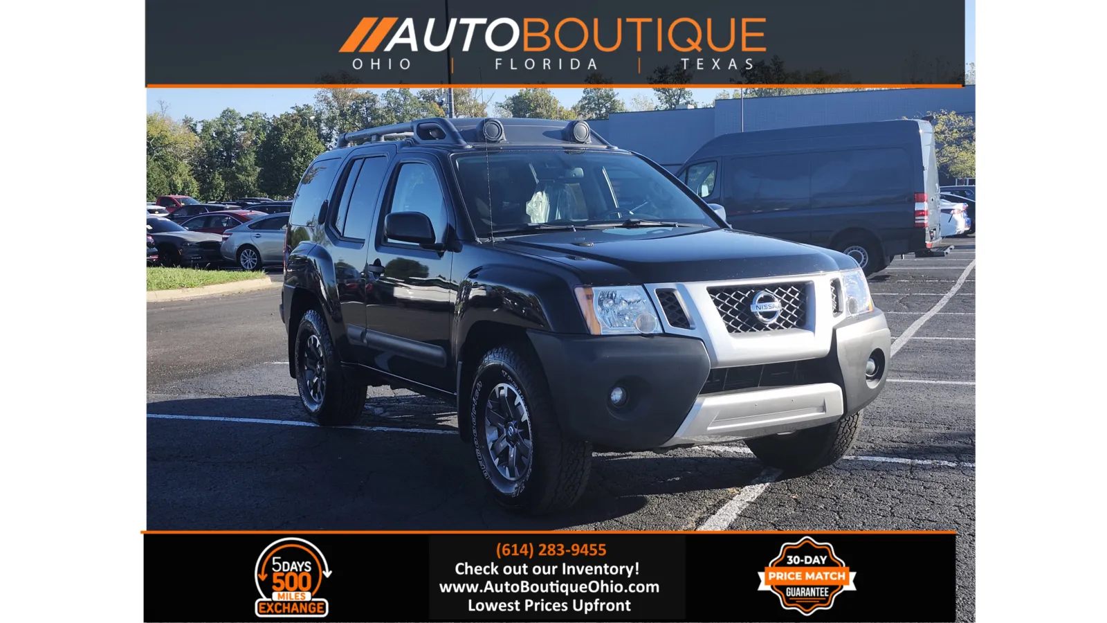 Black 2015 Nissan Xterra Pro-4X for sale in Columbus, OH