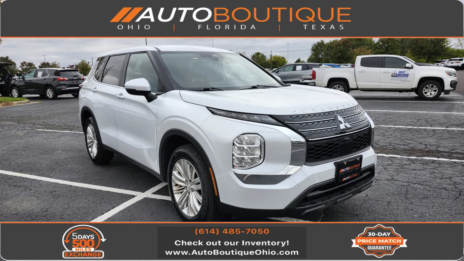 White 2024 Mitsubishi Outlander ES for sale in Columbus, OH