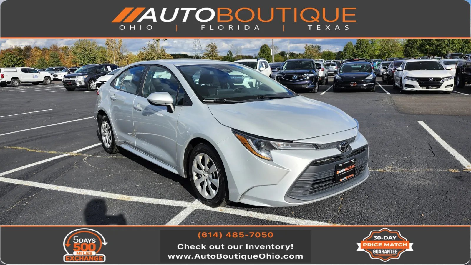 Silver 2023 Toyota Corolla LE for sale in Columbus, OH