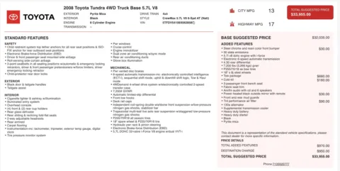 More photos of 2008 Toyota Tundra 4WD Truck at Auto Boutique Ohio, OH