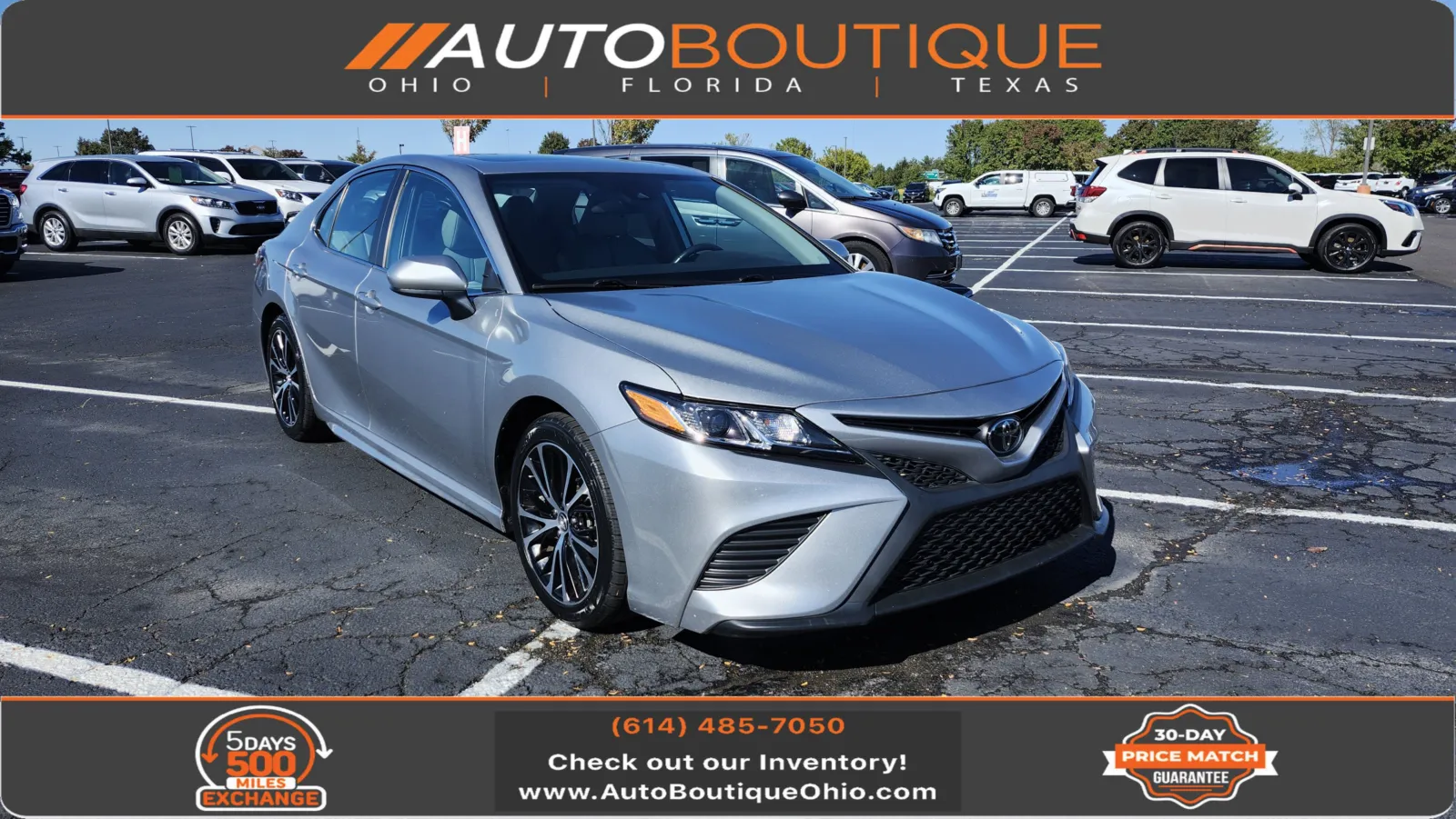 Silver 2020 Toyota Camry SE for sale in Columbus, OH