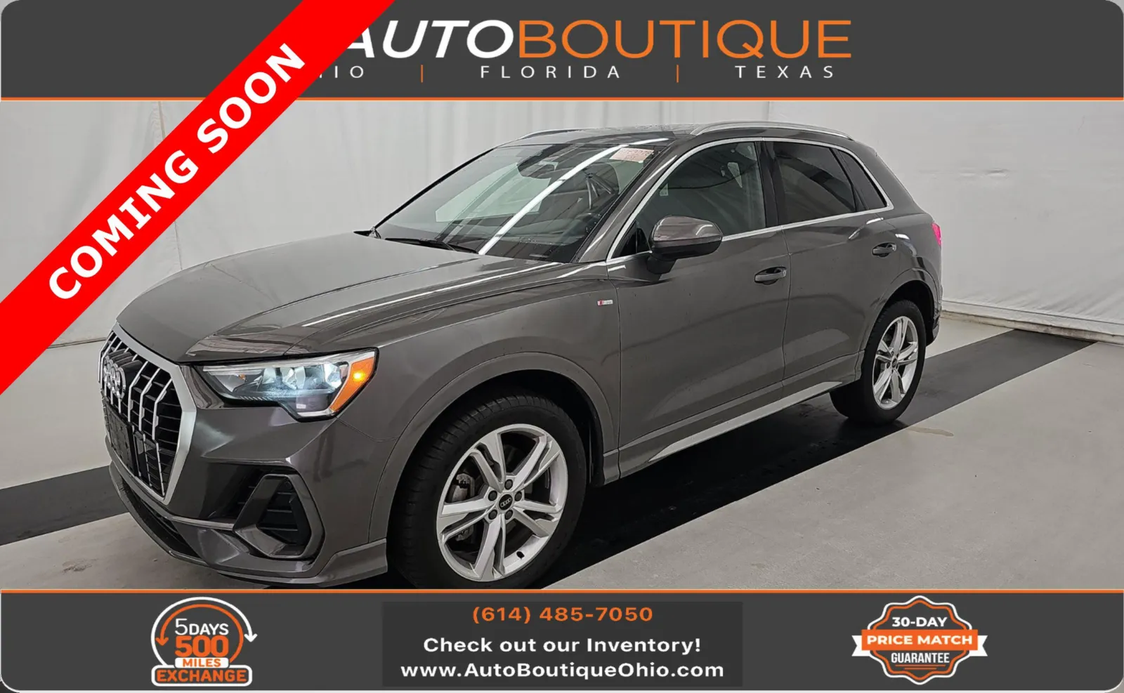 Gray 2022 Audi Q3 S line Premium for sale in Columbus, OH