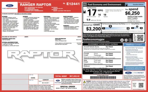 More photos of 2024 Ford Ranger Raptor at Auto Boutique Ohio, OH