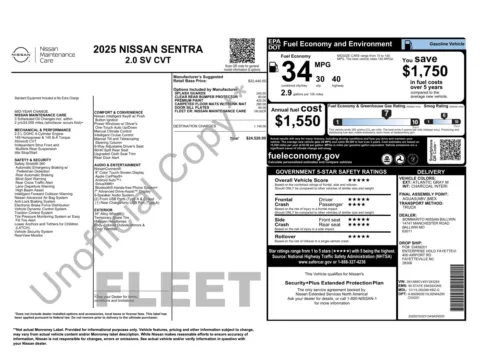 More photos of 2025 Nissan Sentra SV at Auto Boutique Ohio, OH