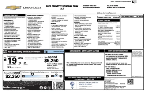 More photos of 2022 Chevrolet Corvette 2LT at Auto Boutique Ohio, OH