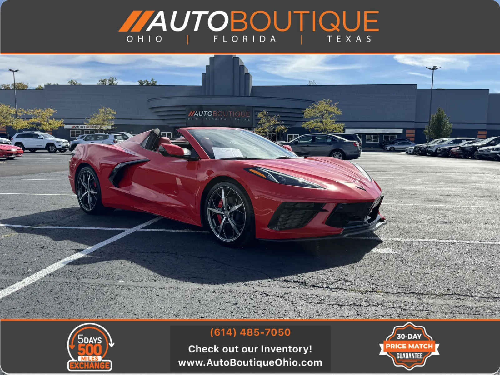 Red 2022 Chevrolet Corvette 2LT for sale in Columbus, OH