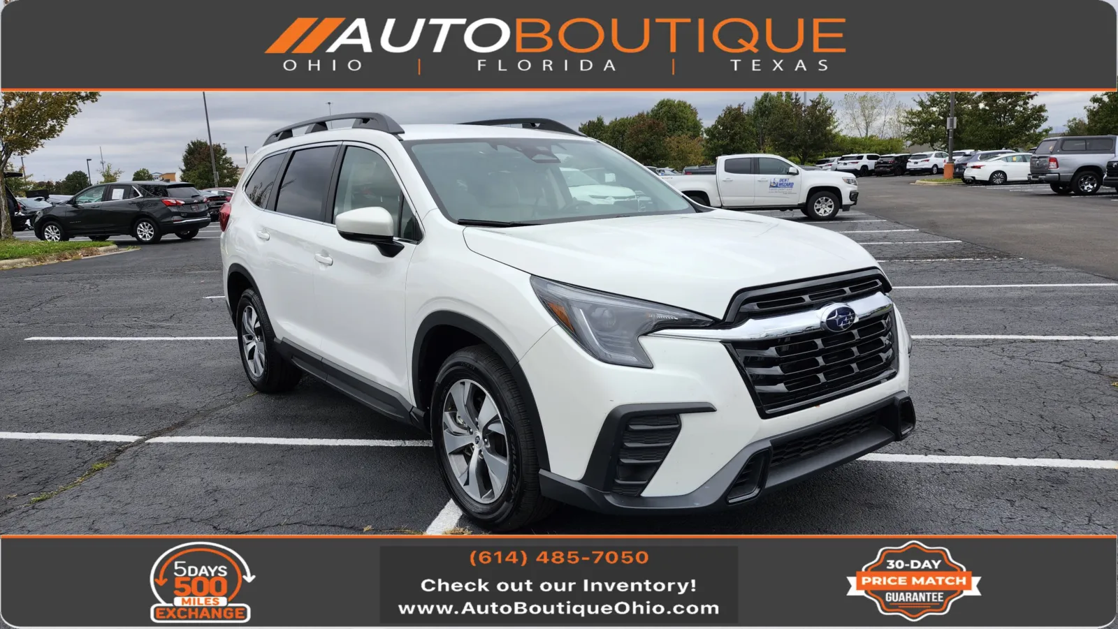 White 2025 Subaru Ascent Premium for sale in Columbus, OH