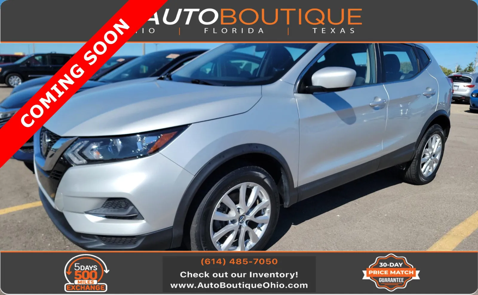 Silver 2021 Nissan Rogue Sport S for sale in Columbus, OH